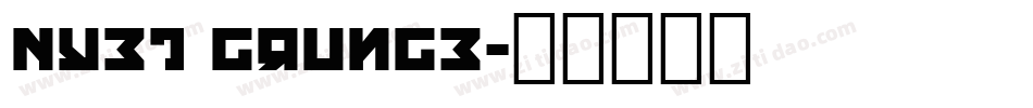 Nyet Grunge字体转换